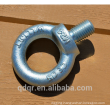 Drop forged galvanized eye bolts DIN580 rigging
